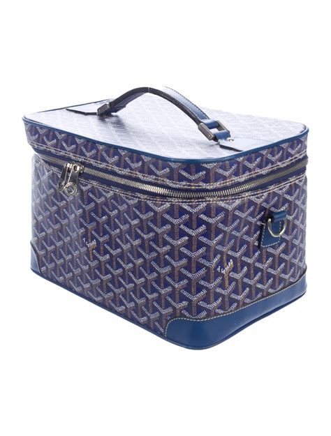 GOYARD Cosmetic Train Case Bag Travel 